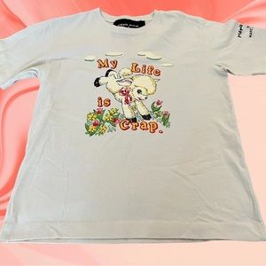Rare Magda Archer X Marc Jacobs T Shirt Top “My Life Is Crap”